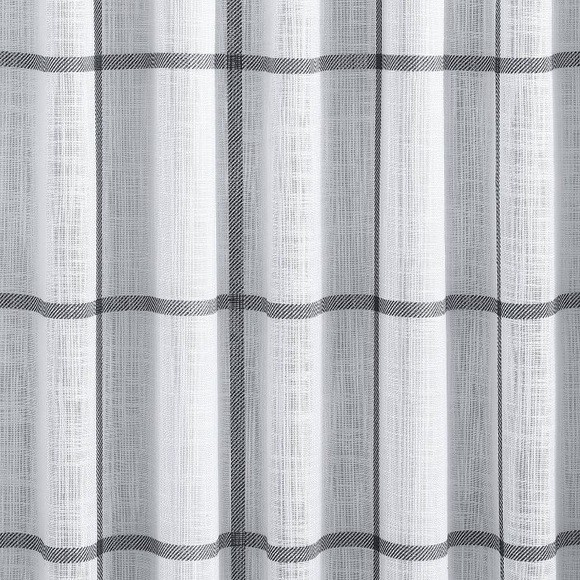 COPY - Threshold Blackout Window Curtain Panel Gray Stripe! 84x50” - Picture 2 of 7